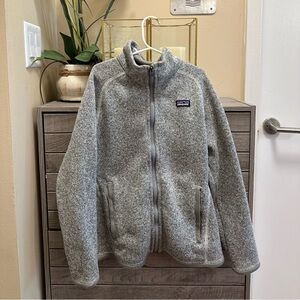 Kids Patagonia Better Sweater Size 10 Color Gray